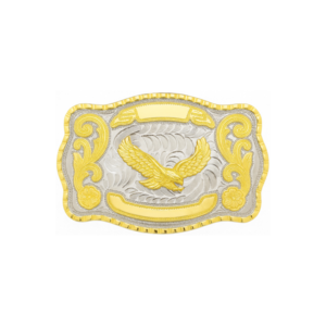 big gold eagle western belt buckle style 2
