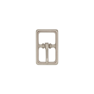 Nickel-Plated Rectangular Center-Bar Buckle