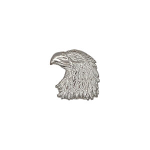 Stunning Silver Plated Eagle Head Concho Screw Back