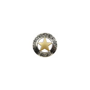 Texas Ranger Gold Star Concho