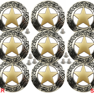 Texas Ranger Gold Star Conchos